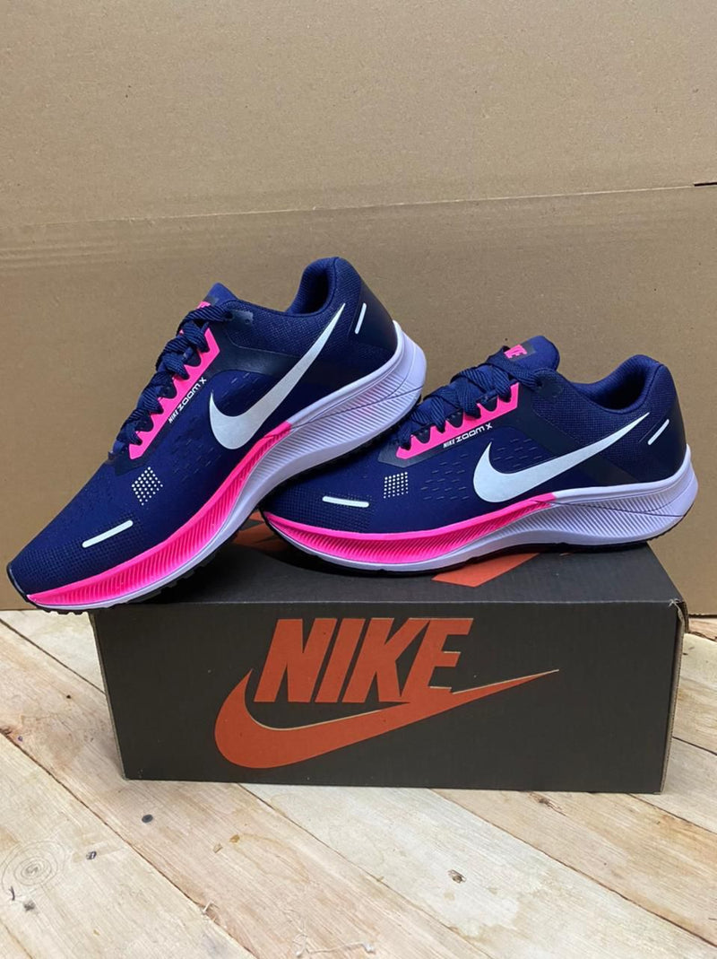 Nike Zoom X Azul e Rosa – Feminino